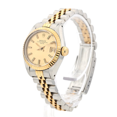 Vintage Rolex Lady-Date 69173 in steel / gold, standing inks turned